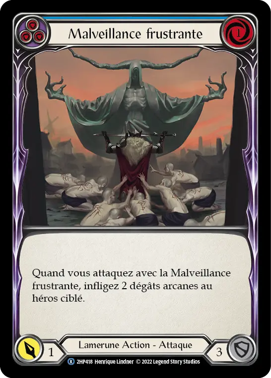 Card: Vexing Malice (blu)