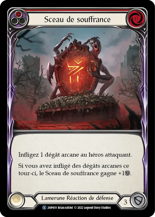 Card: Sigil of Suffering (red)