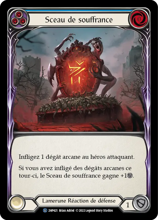 Card: Sigil of Suffering (blu)