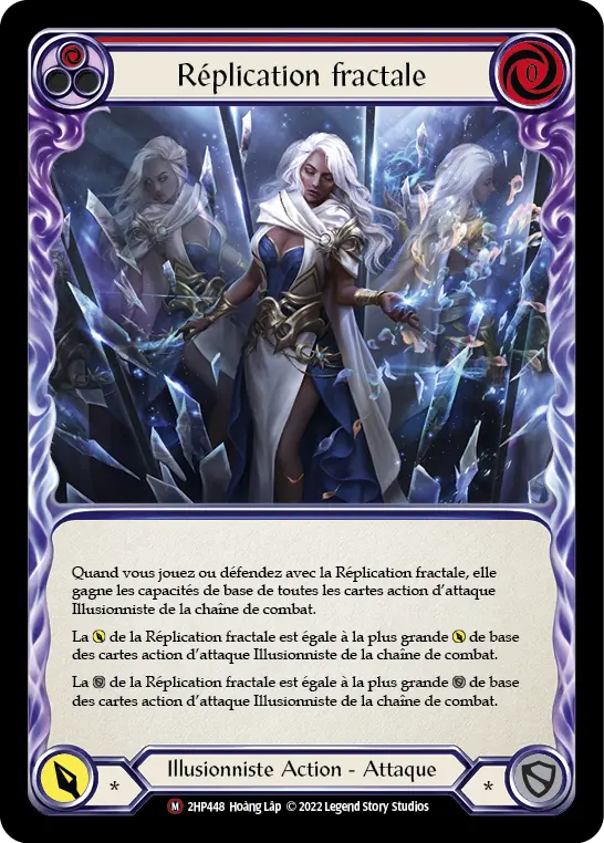 Card: Fractal Replication (red)