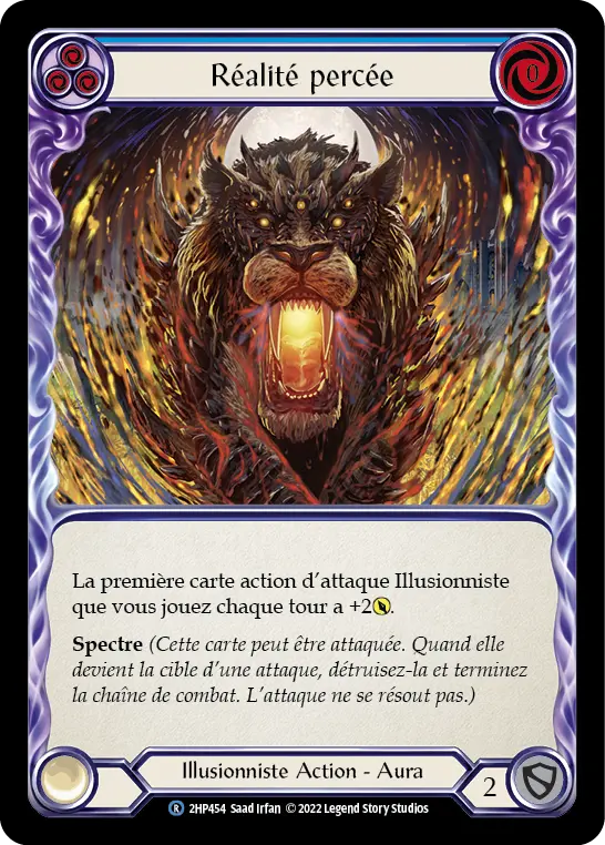 Card: Pierce Reality (blu)