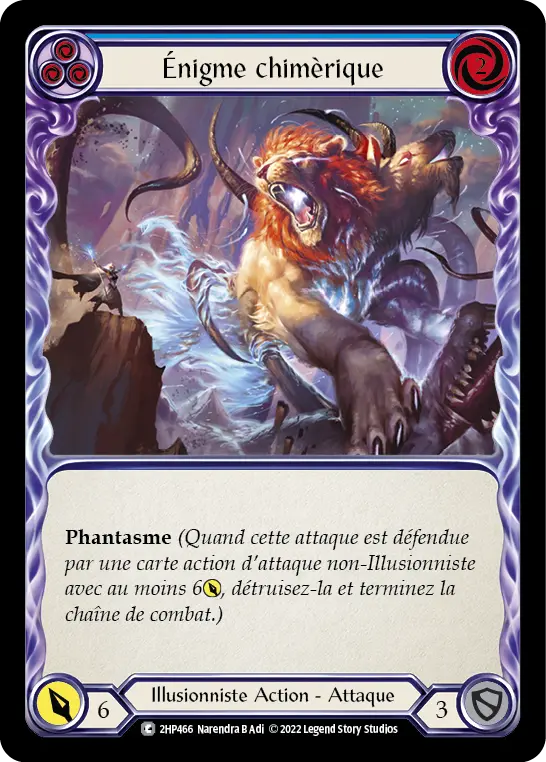 Card: Enigma Chimera (blu)