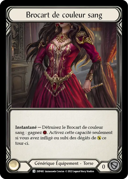 Card: Blood Drop Brocade