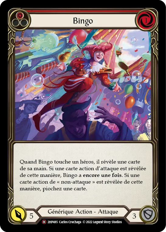 Card: Bingo (red)