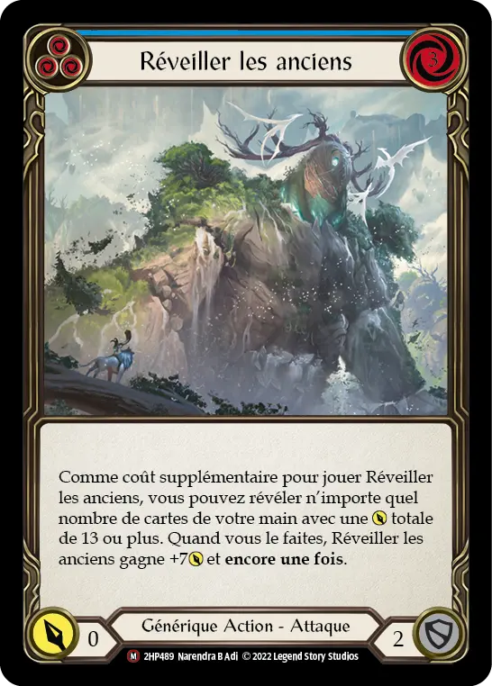 Card: Rouse the Ancients (blu)