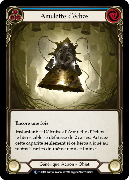 Card: Amulet of Echoes (blu)