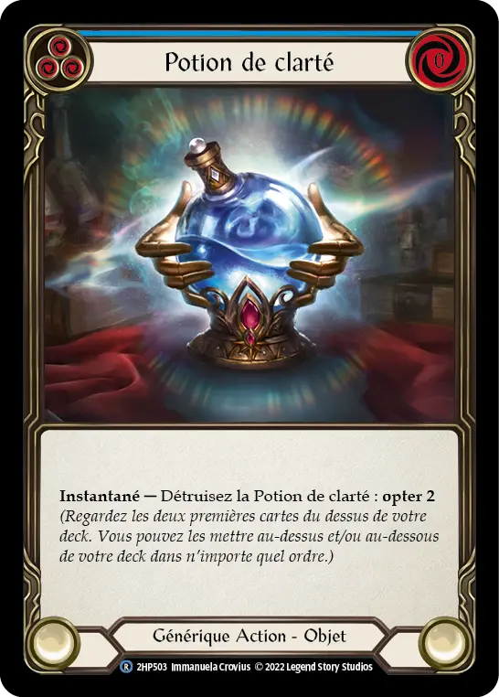 Card: Clarity Potion (blu)