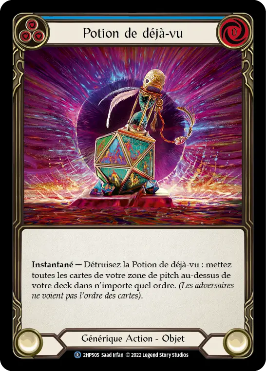 Card: Potion of Déjà Vu (blu)