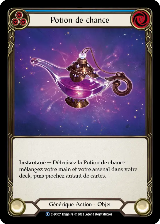 Card: Potion of Luck (blu)