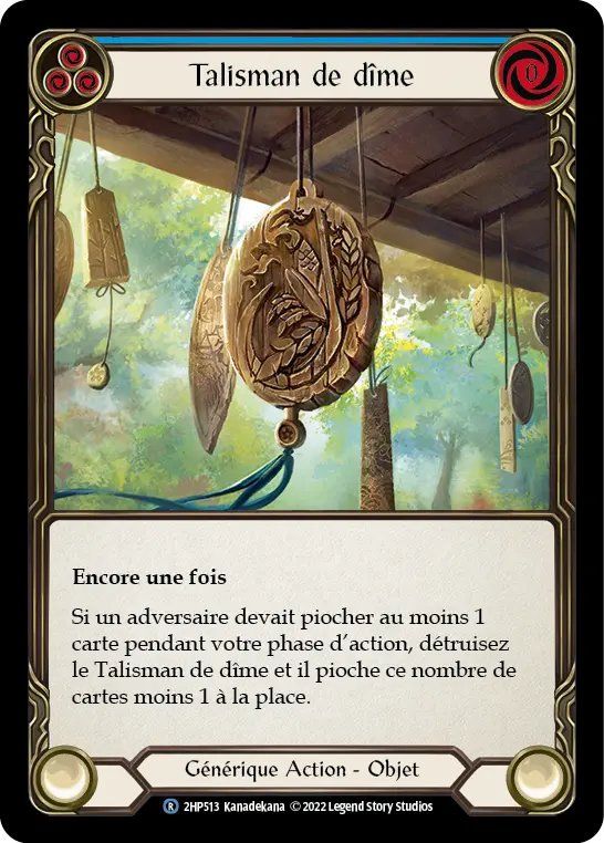 Card: Talisman of Tithes (blu)