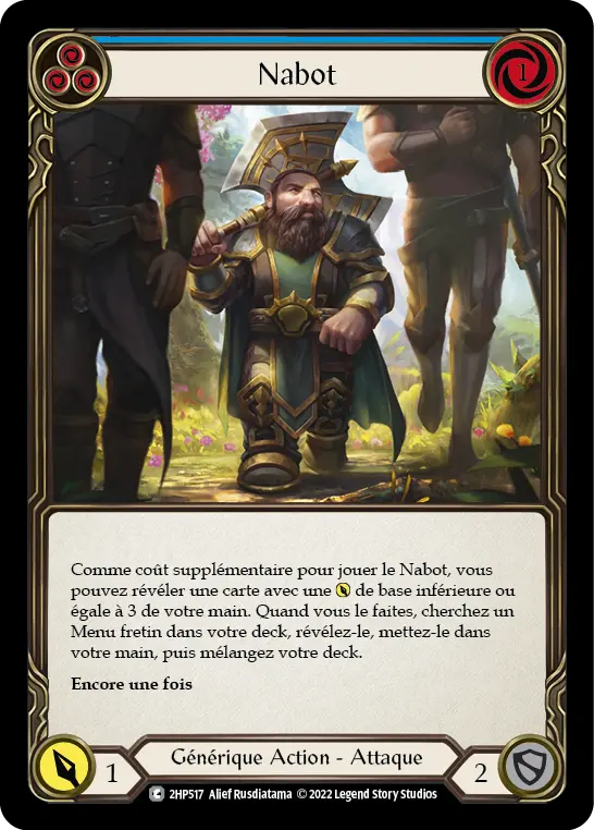 Card: Belittle (blu)