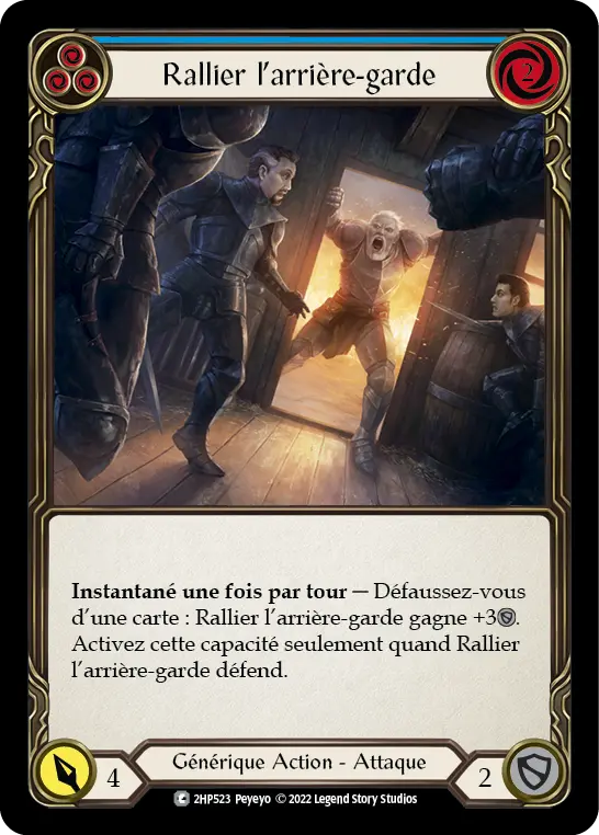 Card: Rally the Rearguard (blu)