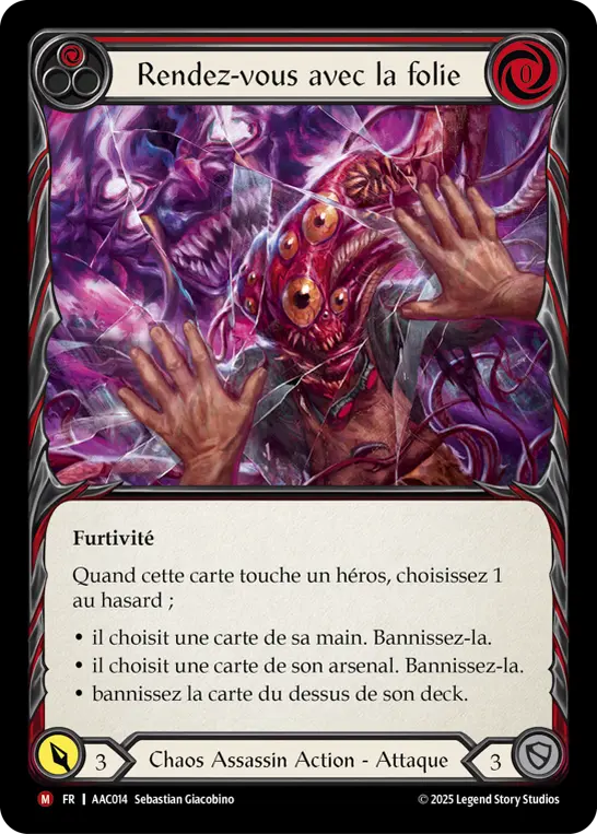 Card: Meet Madness (red)