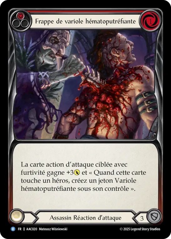 Card: Spike with Bloodrot (red)
