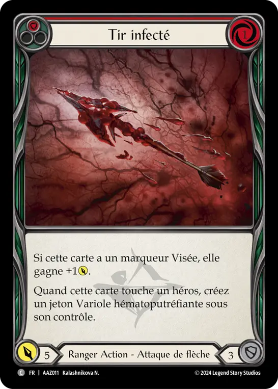 Card: Infecting Shot (red)