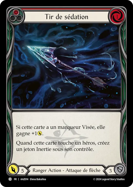 Card: Sedation Shot (red)