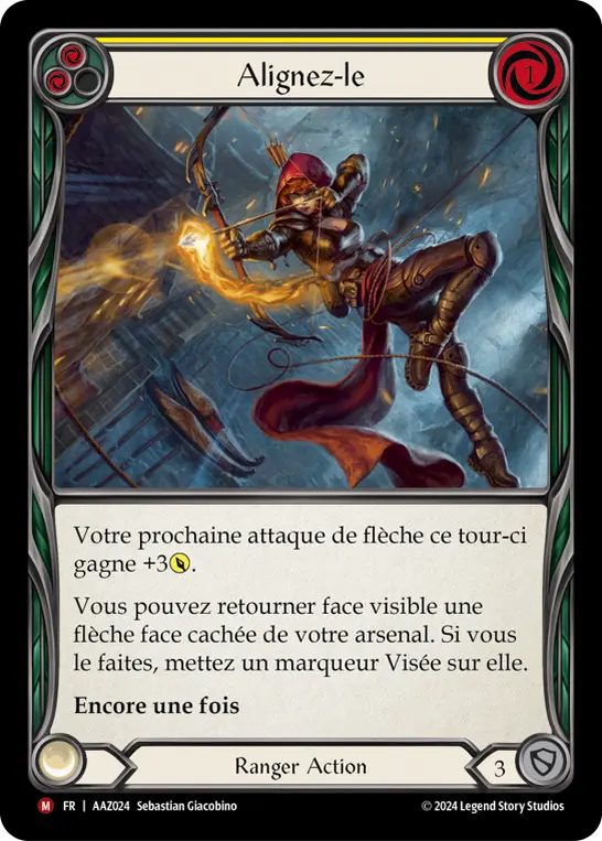 Card: Line It Up (yel)