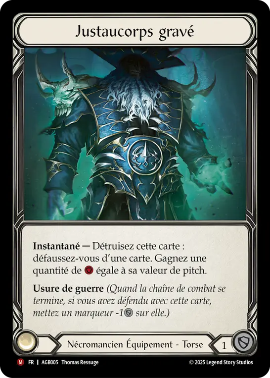 Card: Graven Justaucorpse