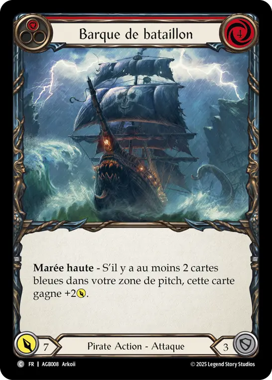 Card: Battalion Barque (red)