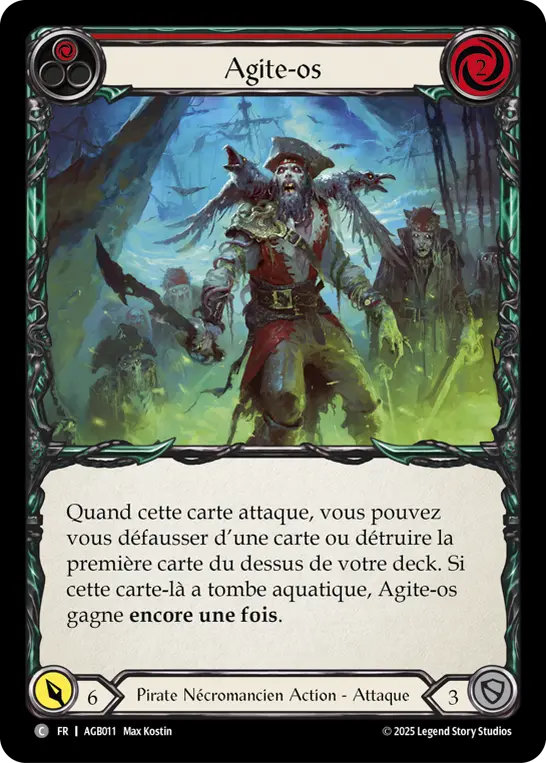 Card: Restless Bones (red)