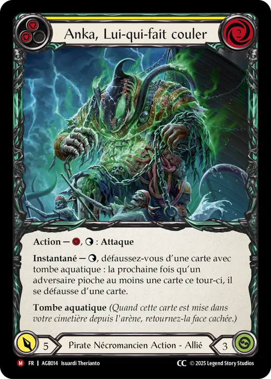 Card: Anka, Drag Under (yel)