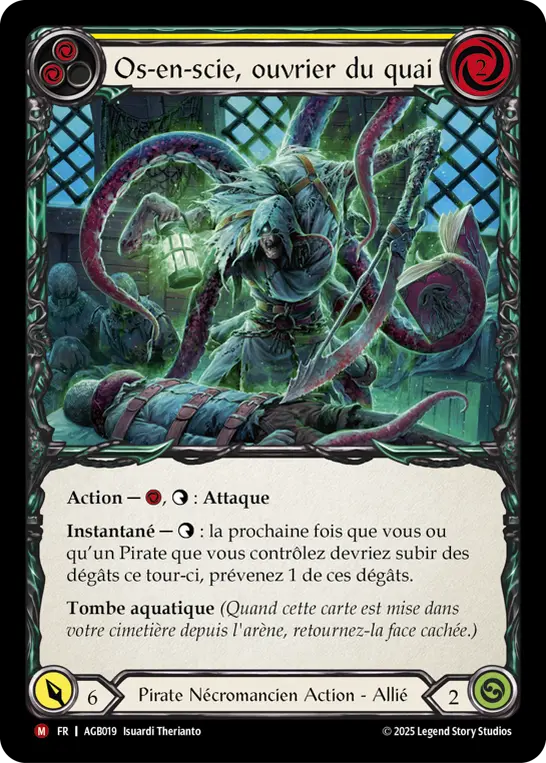 Card: Sawbones, Dockhand (yel)