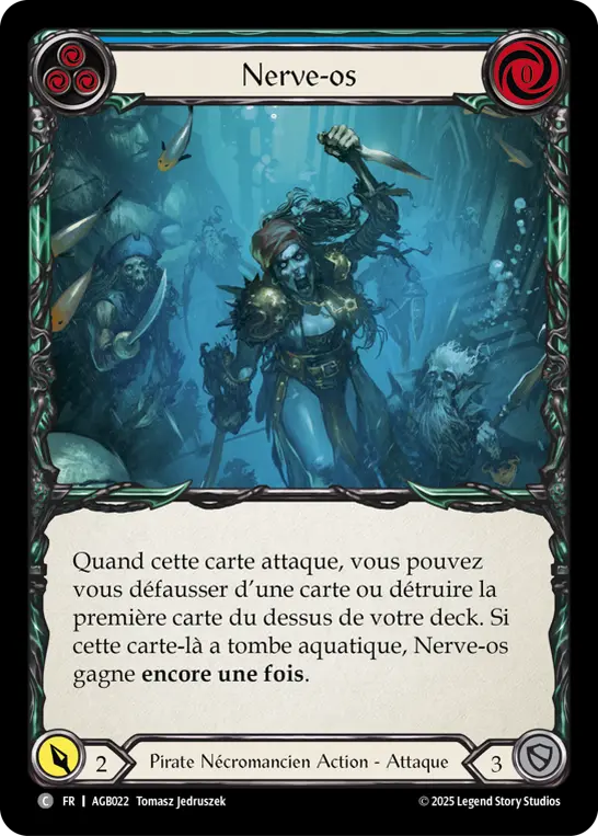 Card: Jittery Bones (blu)