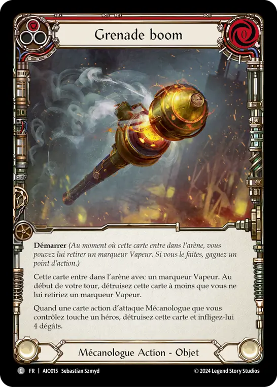 Card: Boom Grenade (red)