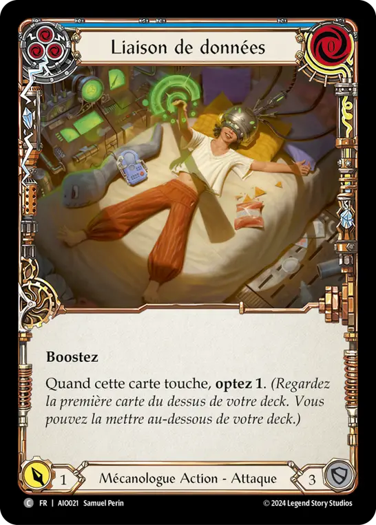 Card: Data Link (blu)