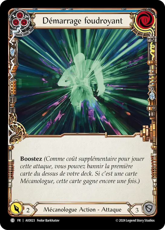 Card: Zero to Sixty (blu)