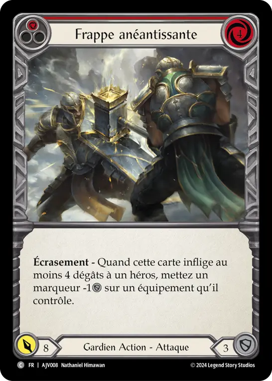 Card: Buckling Blow (red)