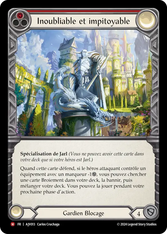 Card: Unforgetting Unforgiving (red)