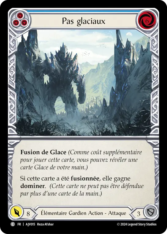 Card: Glacial Footsteps (blu)