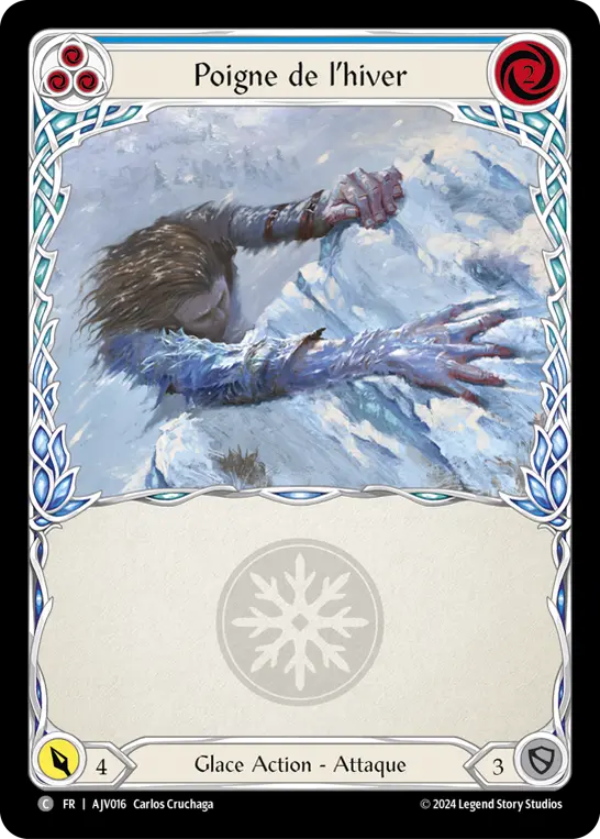 Card: Winter's Grasp (blu)