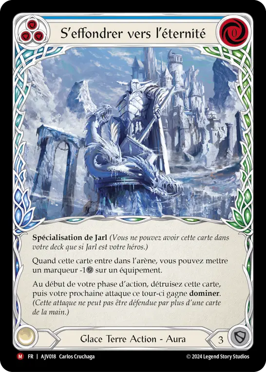 Card: Crumble to Eternity (blu)