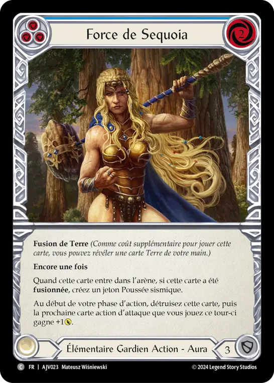 Card: Strength of Sequoia (blu)