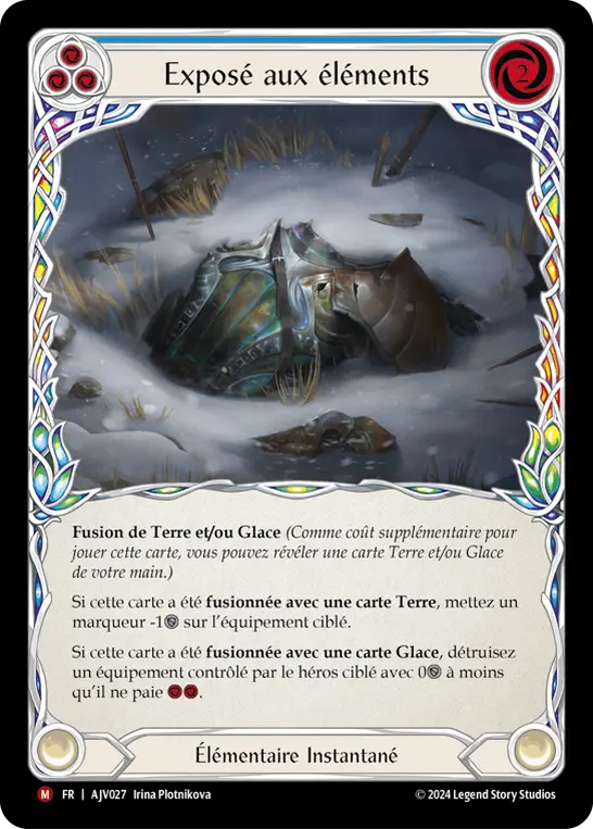 Card: Exposed to the Elements (blu)