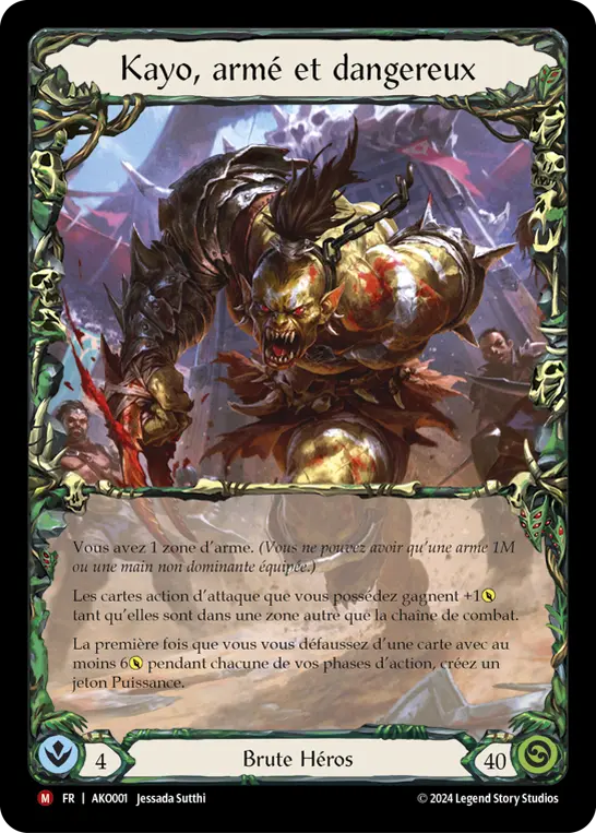 Card: Kayo, Armed and Dangerous