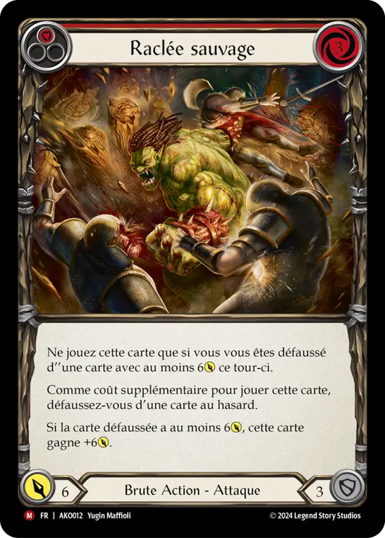 Card: Savage Beatdown (red)