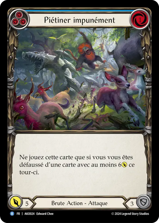 Card: Run Roughshod (blu)