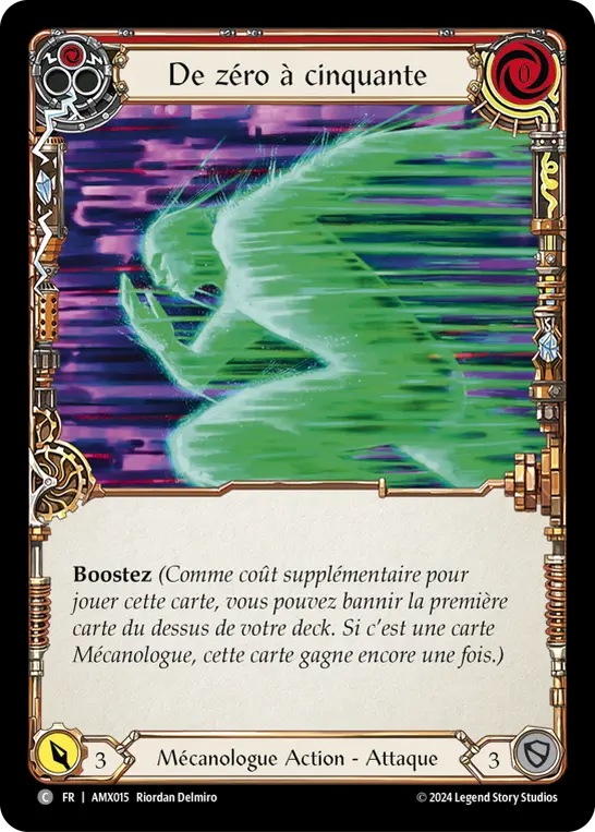 Card: Zero to Fifty (red)