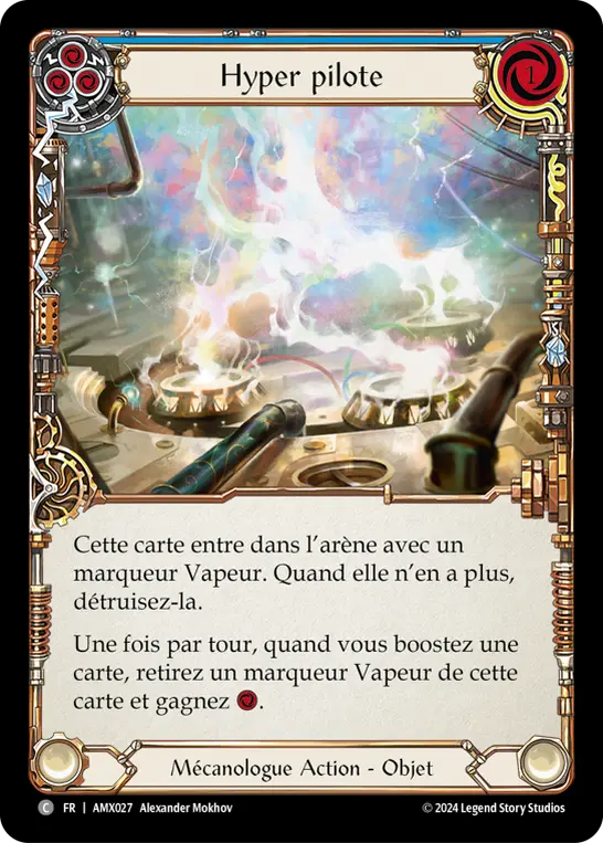 Card: Hyper Driver (blu)