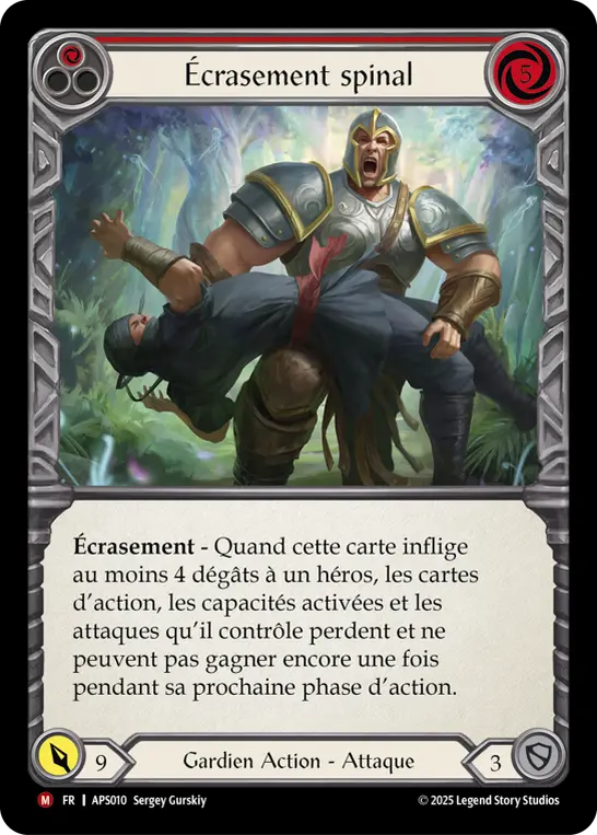 Card: Spinal Crush (red)