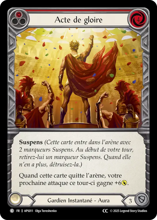 Card: Act of Glory (red)