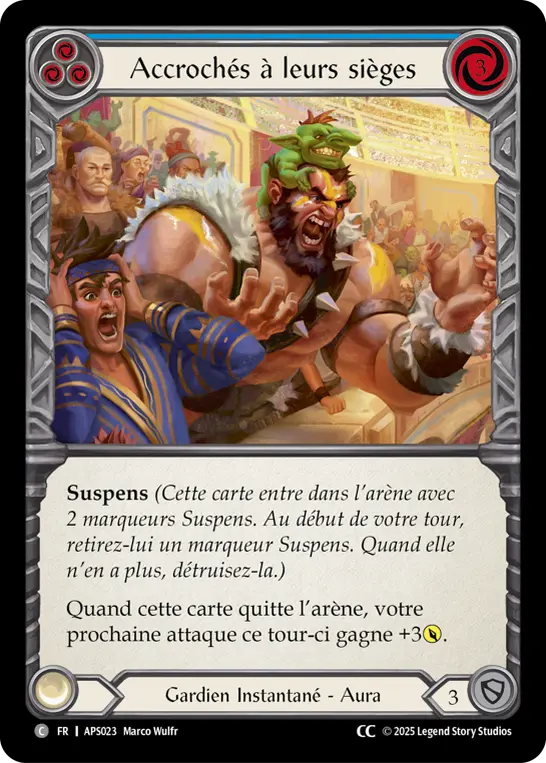 Card: Edge of Their Seats (blu)
