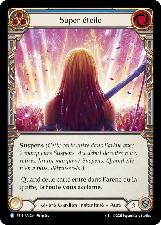 Card: Superstar (blu)