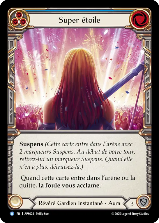 Card: Superstar (blu)