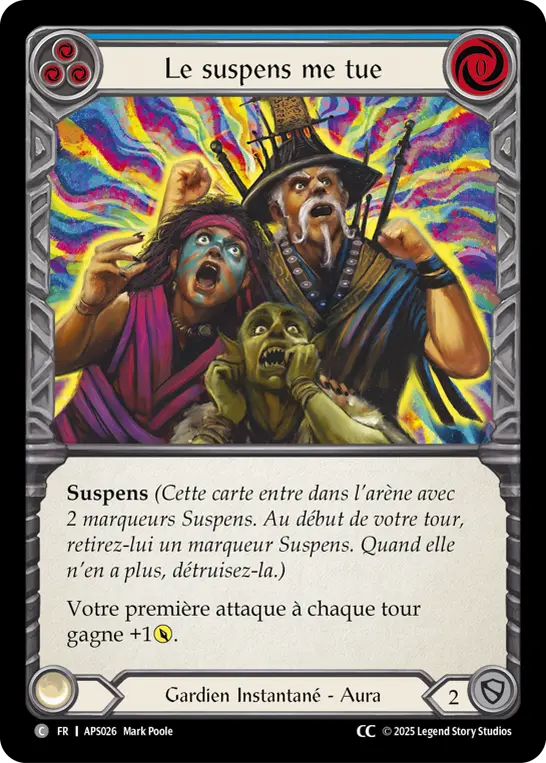 Card: The Suspense is Killing Me (blu)