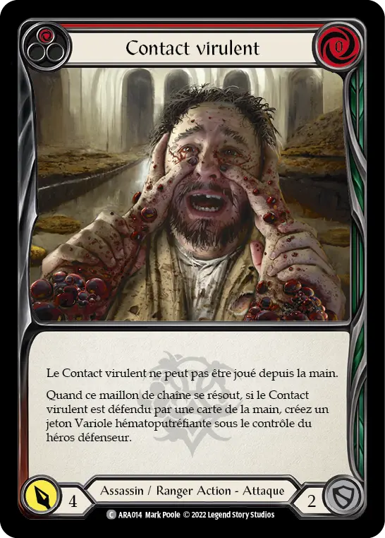 Card: Virulent Touch (red)
