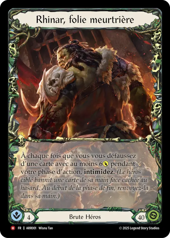 Card: Rhinar, Reckless Rampage
